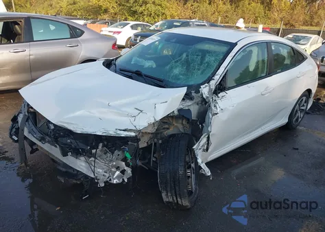 2020 Honda Civic Lx из США, поврежденный, VIN 19XFC2F66LE016059